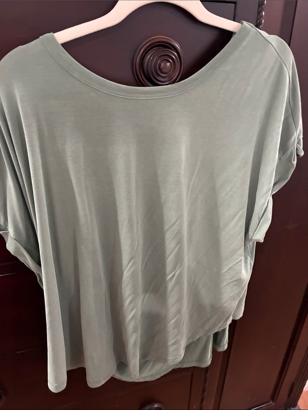 Lucky Brand Sage Green Short Sleeve Relaxed Tee